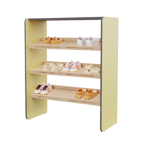Полка для обуви во входную группу из коллекции мебели «НЕГА» (цвет желтый) - «globural.ru» - Сыктывкар