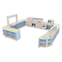 Игровая зона «Островок мастеров» из коллекции мебели «НЕГА» (голубой) - «globural.ru» - Сыктывкар