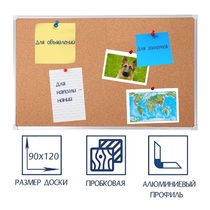 Доска пробковая 1200х900 - «globural.ru» - Сыктывкар