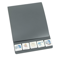 Коммуникативная книга с карточками PECS/ПЭКС (Большая, цвет серый) - «globural.ru» - Сыктывкар