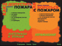 Основы пожарной  безопасности. (Электронное учебное пособие по курсу ОБЖ) - «globural.ru» - Сыктывкар