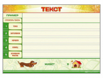Магнитно-маркерный стенд по обучению грамоте "Текст" с набором магнитных карточек + методические рекомендации - «globural.ru» - Сыктывкар
