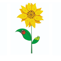 Сенсомоторное декоративно-развивающее панно "Подсолнух" - «globural.ru» - Сыктывкар