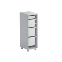 Стеллаж с лотками Робик 001 (серый) - «globural.ru» - Сыктывкар