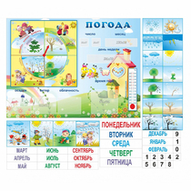 Стенд "Погода" с карманами для вставок - «globural.ru» - Сыктывкар