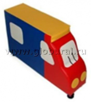 Напольная мягкая игрушка "Грузовик" каталка - «globural.ru» - Сыктывкар