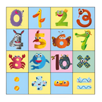 Коврик для логобота Пчелка "Цифры" - «globural.ru» - Сыктывкар