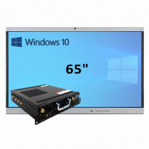 Интерактивная панель 65" (встроенный ПК Win10, Intel i5) - «globural.ru» - Сыктывкар