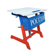 Стол ученический одноместный "Патриот-1п" на газовом лифте (р.гр. № 3-7 и наклоном столешницы ) - «globural.ru» - Сыктывкар