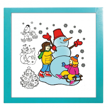 Настенный модуль «Раскраска - 75х75» - «globural.ru» - Сыктывкар