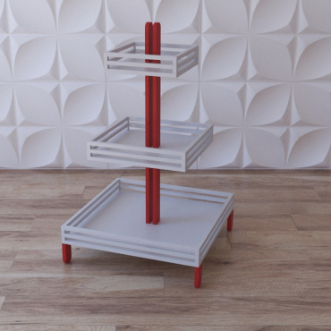 Стеллаж демонстрационный "Эйфелева башня" - «globural.ru» - Сыктывкар