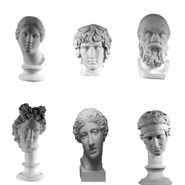 Комплект гипсовых моделей головы  - «globural.ru» - Сыктывкар